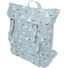 Funny And Funny Hares  And Rabbits In The Meadow Buckle Up Backpack by SychEva