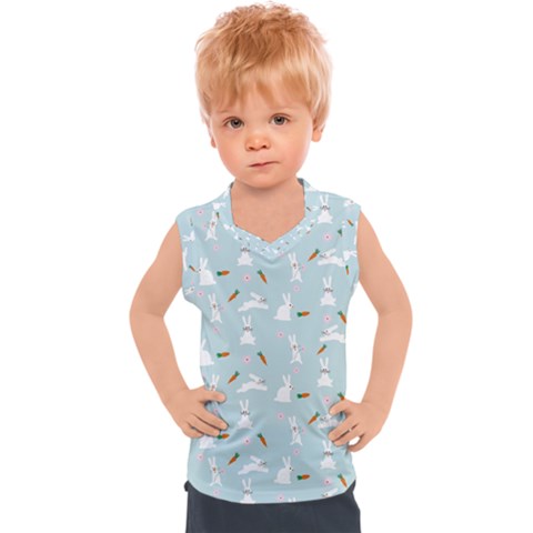 Funny And Funny Hares  And Rabbits In The Meadow Kids  Sport Tank Top by SychEva