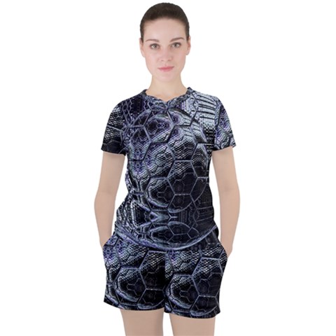 Circuits Women s Tee And Shorts Set by MRNStudios