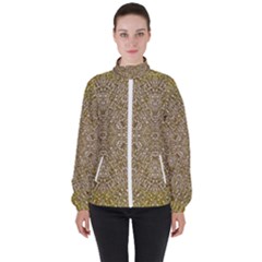 Pearls With A Beautiful Luster And A Star Of Pearls Women s High Neck Windbreaker by pepitasart