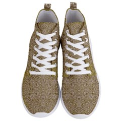Pearls With A Beautiful Luster And A Star Of Pearls Men s Lightweight High Top Sneakers by pepitasart