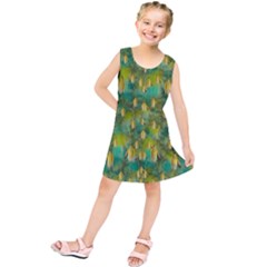 Love To The Flowers And Colors In A Beautiful Habitat Kids  Tunic Dress by pepitasart