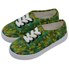 Love To The Flowers And Colors In A Beautiful Habitat Kids  Classic Low Top Sneakers by pepitasart