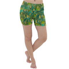 Love To The Flowers And Colors In A Beautiful Habitat Lightweight Velour Yoga Shorts by pepitasart