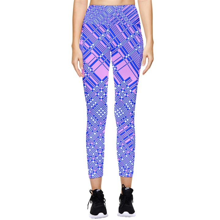 Root Humanity Barcode Purple Pink and Galuboi Pocket Leggings 