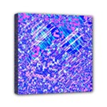 Root Humanity Bar And Qr Code Combo in Purple and Blue Mini Canvas 6  x 6  (Stretched)