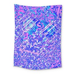 Root Humanity Bar And Qr Code Combo In Purple And Blue Medium Tapestry by WetdryvacsLair