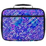 Root Humanity Bar And Qr Code Combo in Purple and Blue Full Print Lunch Bag
