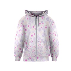 Flower Bomb 5 Kids  Zipper Hoodie by PatternFactory