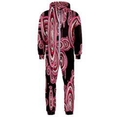 Concentric Circles C Hooded Jumpsuit (men)  by PatternFactory