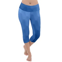 Wonderful Gradient Shades 3 Lightweight Velour Capri Yoga Leggings by PatternFactory