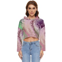 Fraction Space 1 Women s Lightweight Cropped Hoodie by PatternFactory