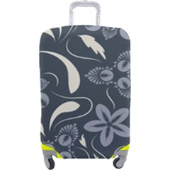 Folk Flowers Pattern  Luggage Cover (large) by Eskimos