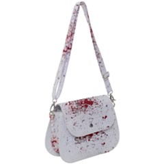 Blood2 Peopple Saddle Handbag by JonoraRecordsApparel