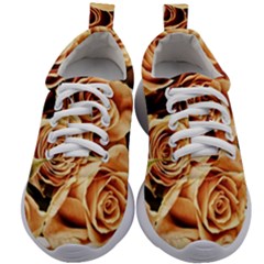 Roses-flowers-bouquet-rose-bloom Kids Athletic Shoes by Sapixe