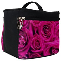 Pink-flowers-roses-background Make Up Travel Bag (big)