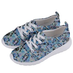 Science-education-doodle-background Women s Lightweight Sports Shoes by Sapixe
