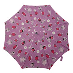 Juicy Strawberries Hook Handle Umbrellas (small) by SychEva