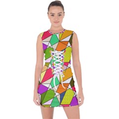 Power Pattern 821-1b Lace Up Front Bodycon Dress by PatternFactory