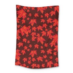 Red Oak And Maple Leaves Small Tapestry by Daria3107