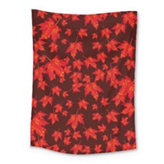 Red Oak And Maple Leaves Medium Tapestry by Daria3107