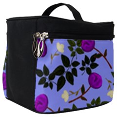 Purple Flower On Lilac Make Up Travel Bag (big) by Daria3107