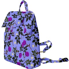 Purple Flower On Lilac Buckle Everyday Backpack