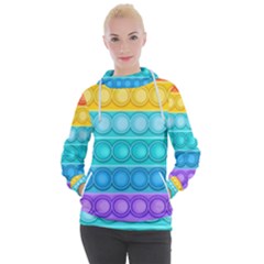 Pop It Pattern Women s Hooded Pullover by Daria3107
