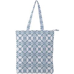 Arabic Vector Seamless Pattern Double Zip Up Tote Bag by webstylecreations