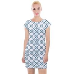 Arabic Vector Seamless Pattern Cap Sleeve Bodycon Dress by webstylecreations