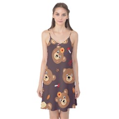 Bears-vector-free-seamless-pattern1 Camis Nightgown by webstylecreations