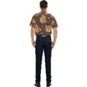 Bears-vector-free-seamless-pattern1 Men s Short Sleeve Pocket Shirt  View2