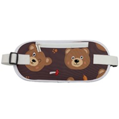 Bears-vector-free-seamless-pattern1 Rounded Waist Pouch by webstylecreations