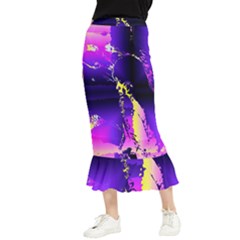 Garth Maxi Fishtail Chiffon Skirt by MRNStudios