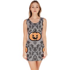 Pumpkin Pattern Bodycon Dress by InPlainSightStyle