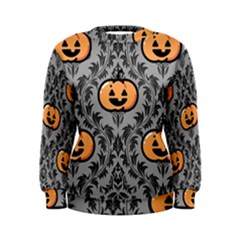 Pumpkin Pattern Women s Sweatshirt by InPlainSightStyle