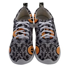 Pumpkin Pattern Athletic Shoes by InPlainSightStyle