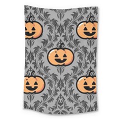 Pumpkin Pattern Large Tapestry by InPlainSightStyle