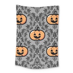 Pumpkin Pattern Small Tapestry by InPlainSightStyle