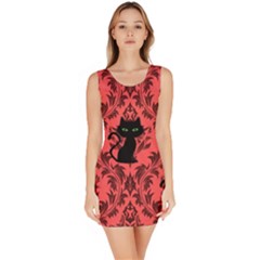 Cat Pattern Bodycon Dress by InPlainSightStyle