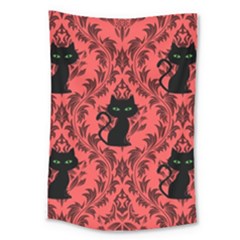 Cat Pattern Large Tapestry by InPlainSightStyle
