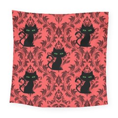 Cat Pattern Square Tapestry (large) by InPlainSightStyle