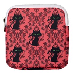 Cat Pattern Mini Square Pouch by InPlainSightStyle