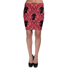 Cat Pattern Bodycon Skirt by InPlainSightStyle