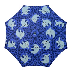 Ghost Pattern Golf Umbrellas by InPlainSightStyle
