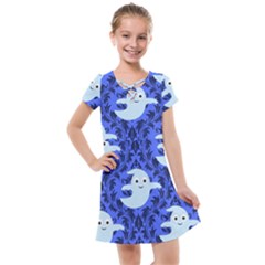 Ghost Pattern Kids  Cross Web Dress by InPlainSightStyle