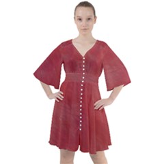 Red Velvet Boho Button Up Dress by kiernankallan