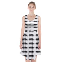 Athletic Running Graphic Silhouette Pattern Racerback Midi Dress by dflcprintsclothing