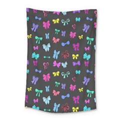 Bows On Black Small Tapestry by Daria3107