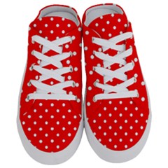 1950 Red White Dots Half Slippers by SomethingForEveryone